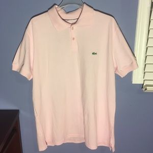 Pink Lacoste Polo